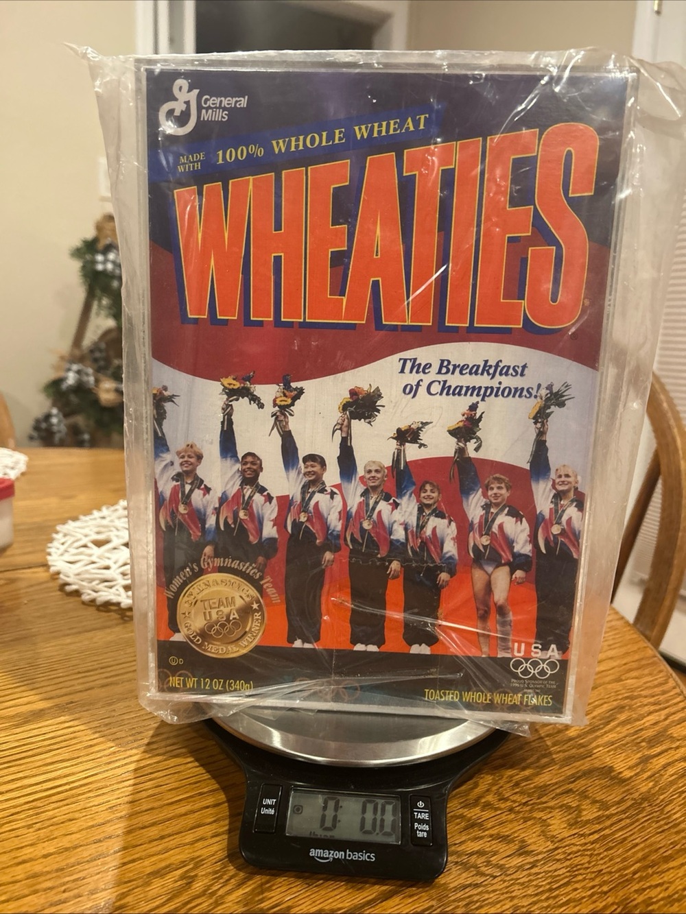 1996 Wheaties The breakfast of champions box - US Women's Gymnastics Team Gold